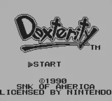 Image n° 1 - screenshots  : Dexterity